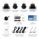 Комплект цифровых камер 360 для автомагнитол Teyes CC4 PRO