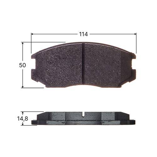 Колодки тормозные дисковые Avantech передние Замена для арт. AV447 AV428