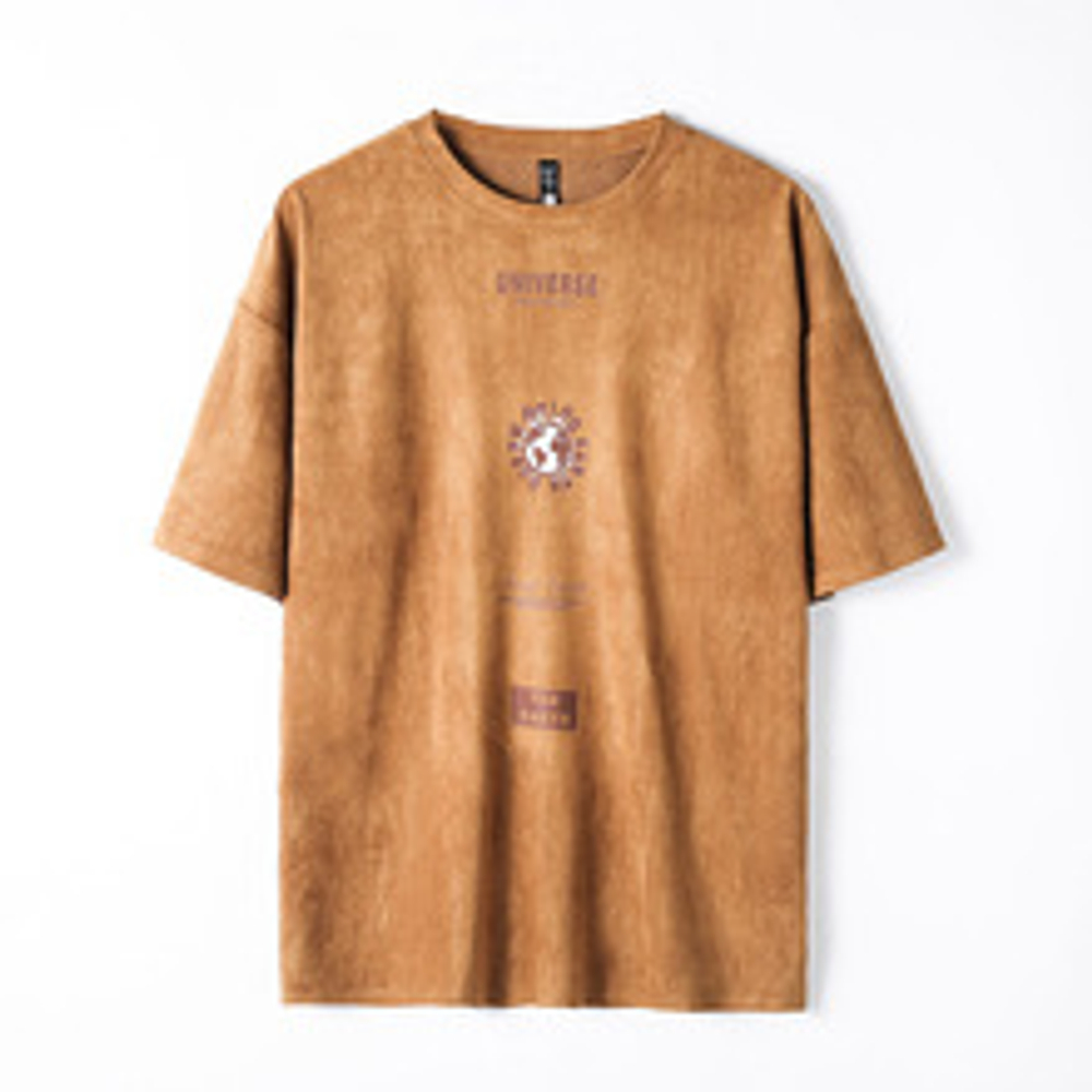 Футболка мужская футболка с надписью UNIVERSE с короткими рукавами летняя