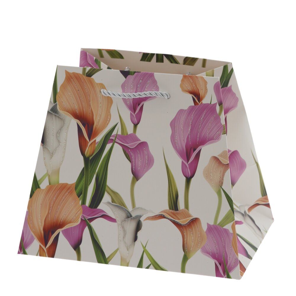 GAEM Пакет подарочный M (бумага 210г/м2, блок микс 12шт), L21 W14 H17,5 см, 4в.