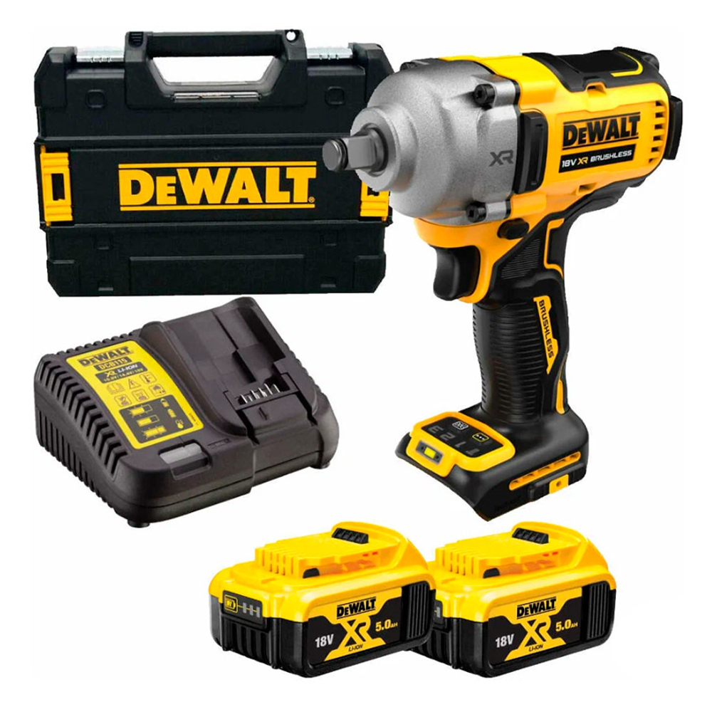 Аккумуляторный гайковерт DeWalt DCF891P2T ударный