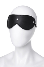 Черная кожаная маска Anonymo с мягким подкладом (Цвет: черный)