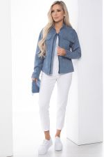 Жакет на молнии "Александра" (джинс) Б8897 LT Collection