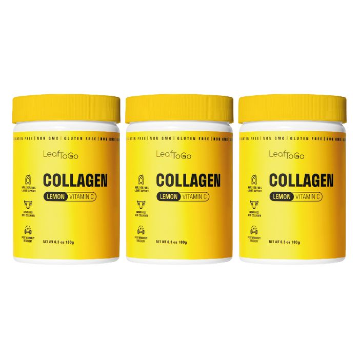 Набор Коллагена &quot;Лимон&quot;, Collagen lemon, Leaf To Go, 3 упаковки 2