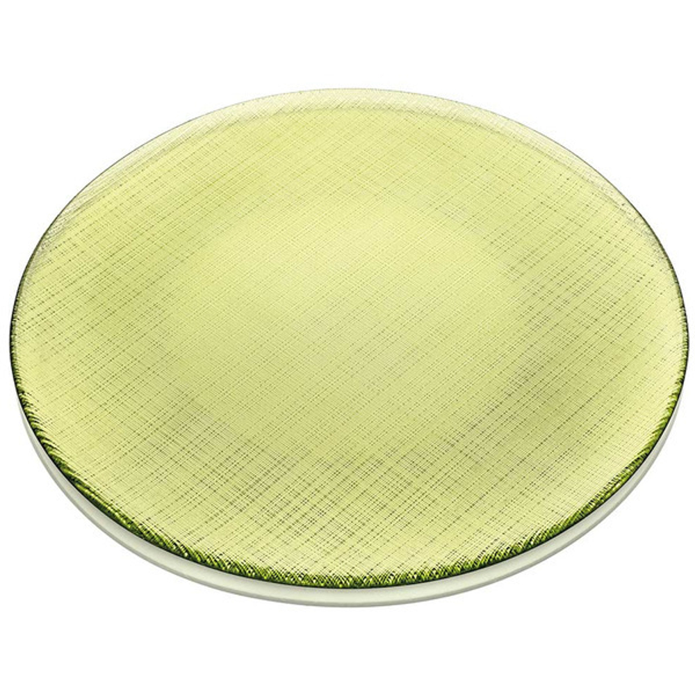 Тарелка подстановочная IVV Деним 32,5см зелёная