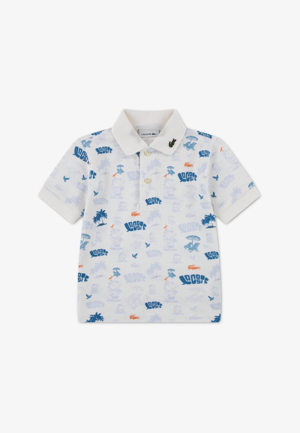 Lacoste BEACH CROC - Футболка-поло - Белый