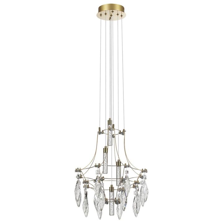 Подвесная светодиодная люстра Odeon Light Exclusive Classic Flamenco 7000/35L