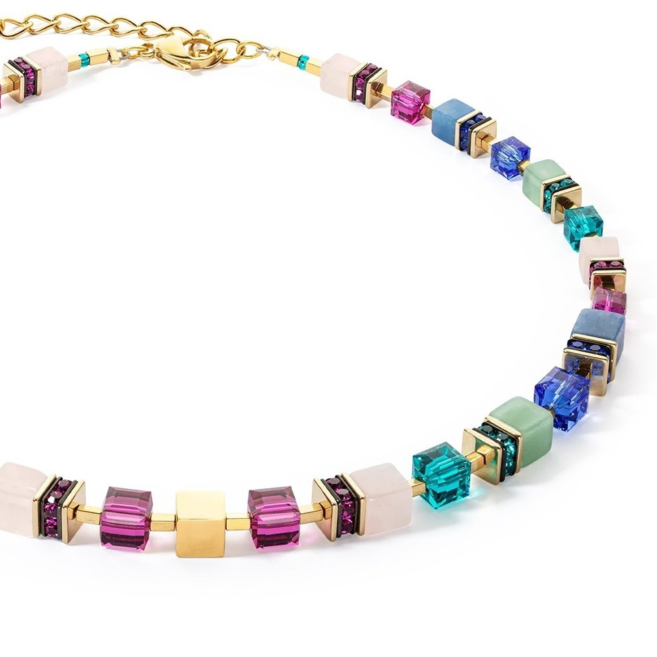 Колье Coeur de Lion Multicolour Gemstone 3039/10-1561