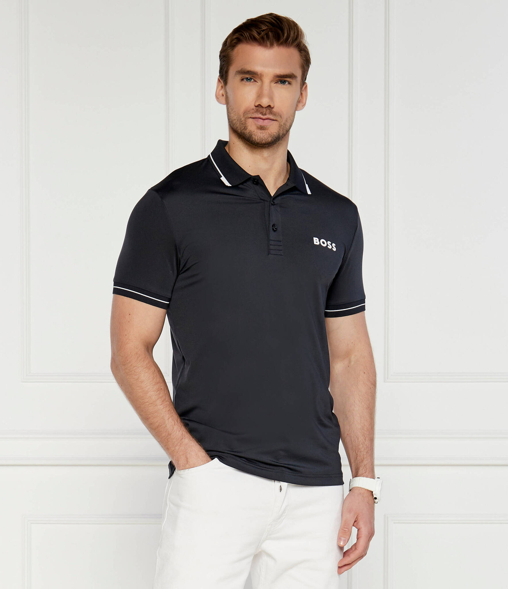 Поло Paul Pro BOSS GREEN - графитовый(50506203)