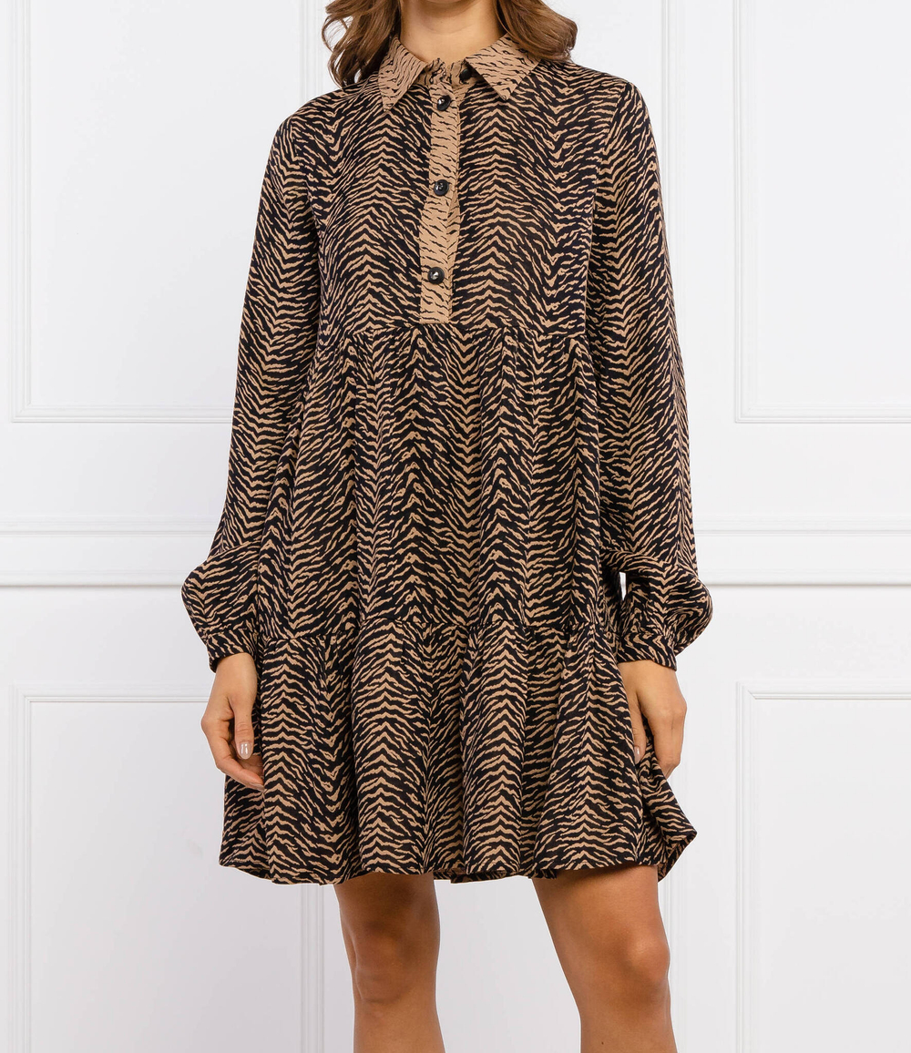 платье visitation Pinko - светло-коричневый(1G16GJ Y78G)