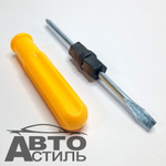 Отвертка комбинированная 2в1 ручка пластик 6*75 большая M5 5551