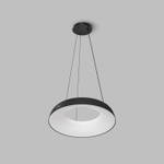 Cветильник подвесной TORION, 70Вт LED, ?630x1500 мм, 3000–6000K, алюминий, акрил, черный