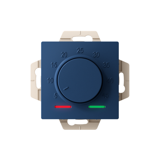 Термостат теплого пола электронный AtlasDesign 10А с датчиком механизм аквамарин SE ATN001135