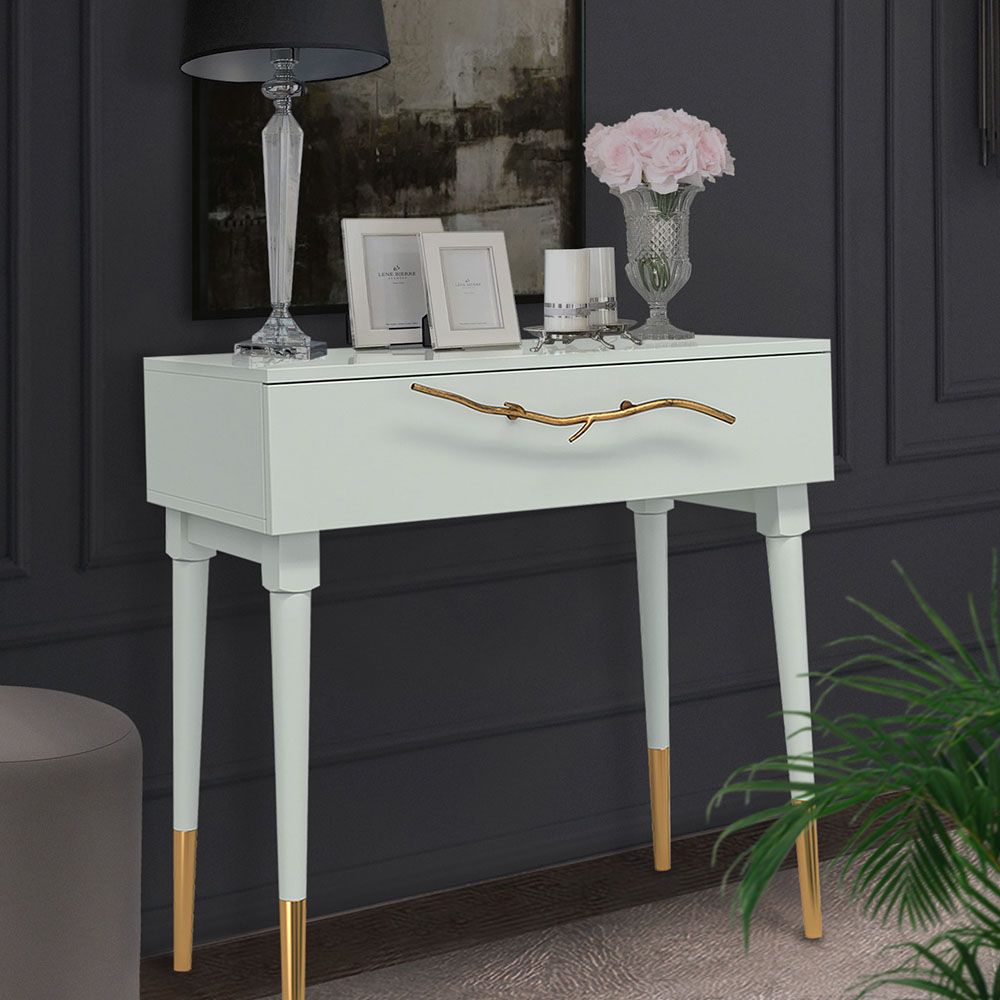 Консоль Арт Колор matte Стайл Голд Серый дым матовый