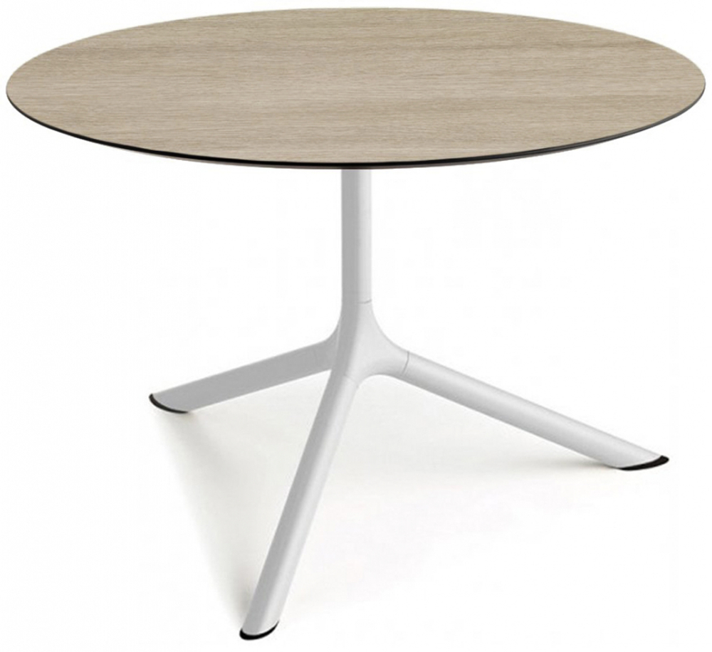 Столик ламинированный кофейный Scab Design Tripe Maxi, белый, состаренный дуб тортора