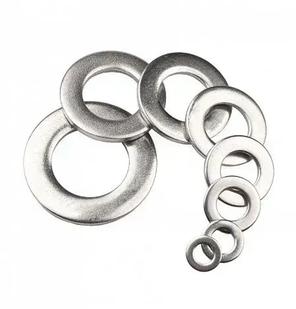 Шайба плоская М6 DIN 125 100 шт , ГОСТ 11371-79