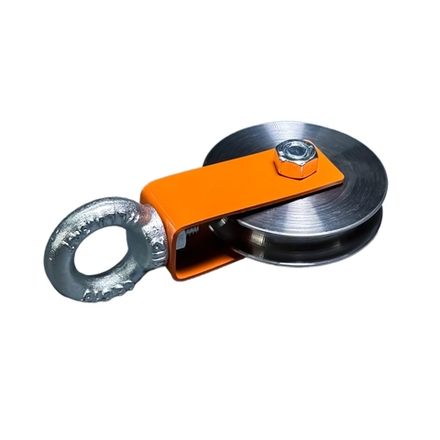 Блок монтажный с рым-болтом 12мм ф90мм (Окрашенный)