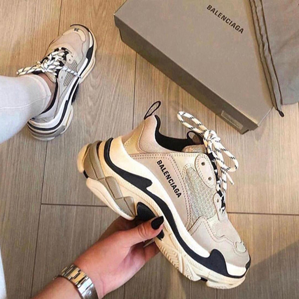 Balenciaga Triple S White/Bege/Black