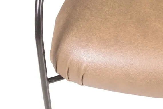 Лаунж-кресло Ego, бежевая экокожа