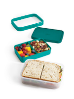 Ланч-бокс компактный goeat™, 13,5х6,5х19 см, изумрудный