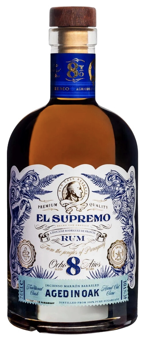 Ром El Supremo 8 Years Old, 0.7 л.
