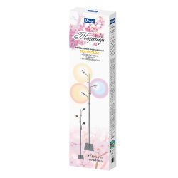 ULM-T641 3x2W-3000K CHROME MULTICOLOR Торшер напольный светодиодный. c регулировкой наклона. с линзами. Сменные светофильтры в-к. Механический выключатель. Металл. Хром. ТМ Uniel
