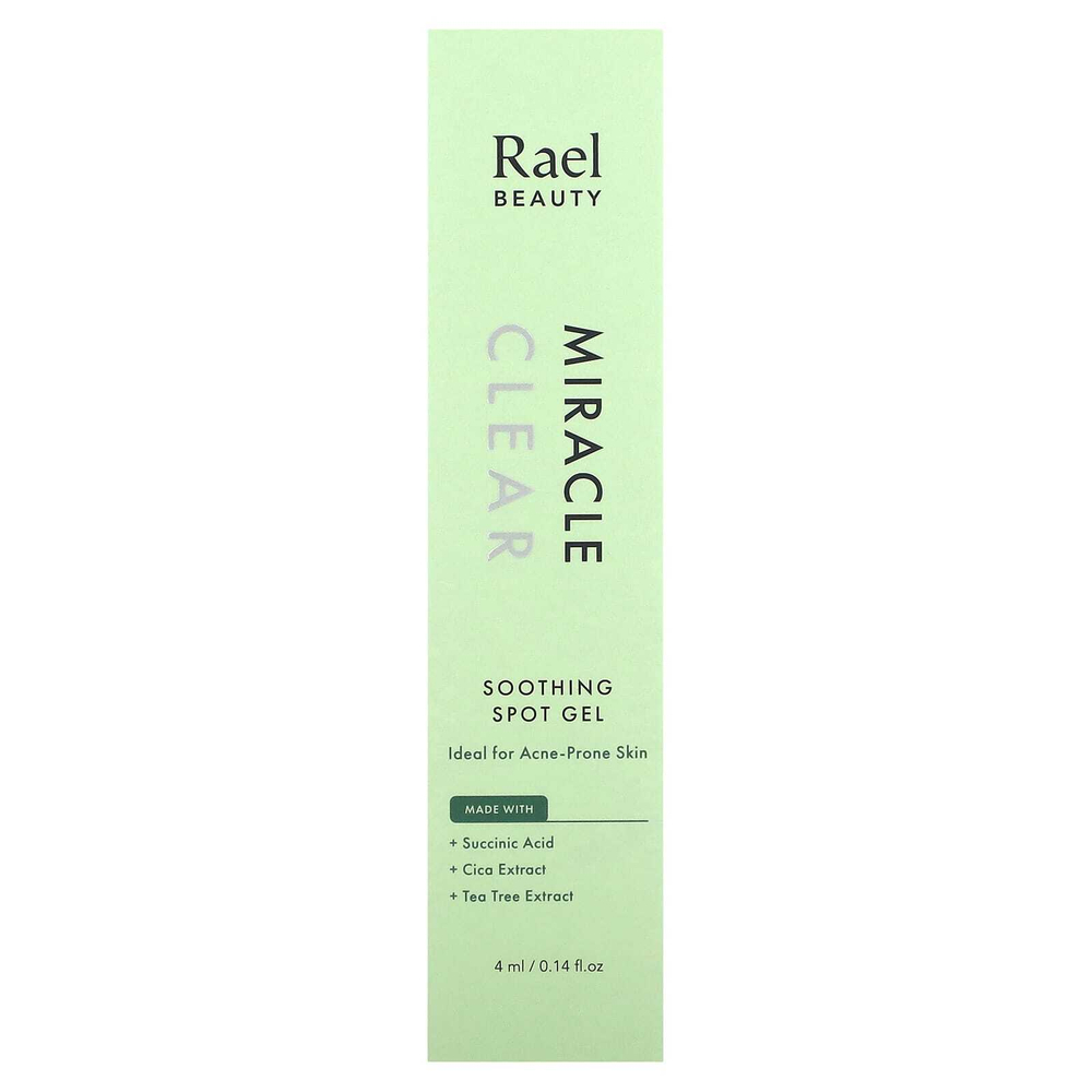 Rael, Beauty, Miracle Clear, успокаивающий гель для борьбы с пятнами, 4 мл (0,14 жидк. унц.)