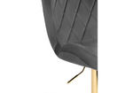 Барный стул Woodville Porch dark gray, golden