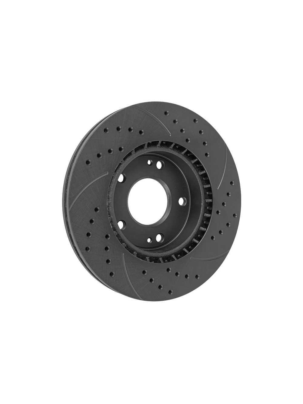 Диск тормозной передний перфорированный PRO-LINE с покрытием (комплект 2 шт) KIA CERATO 08-/ SOUL 08-/KIA CEED GANZ GIJ10098S