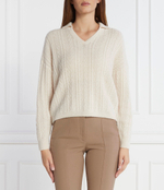 Хлопковый свитер Peserico - бежевый(S99037F07 09087)