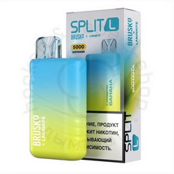 Одноразовая ЭСДН BRUSKO SPLIT L с ароматом банана, 20 мг/см3, 2 мл (М)