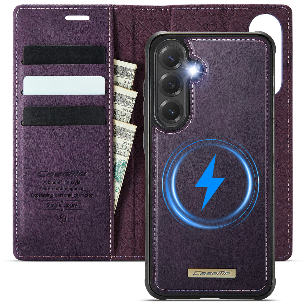 Чехол-кошелек CaseMe 2 in 1 MagSafe Samsung Galaxy S25+