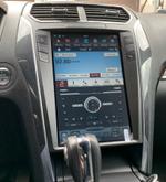Магнитола для Ford Explorer 5 2011-2016 (SYNC 2) - Kuberg ZF-1263-S2-GE вертикальный экран в стиле "Тесла" на Android 13, Быстрая, CarPlay, 4G SIM-слот