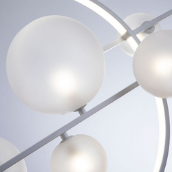 Люстра на штанге Arte Lamp A7790SP-75WH