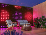 Twinkly сеть на живую изгородь - 260 диодов RGB в форме шара, 1.2 x 1.9 m, прозрачный провод