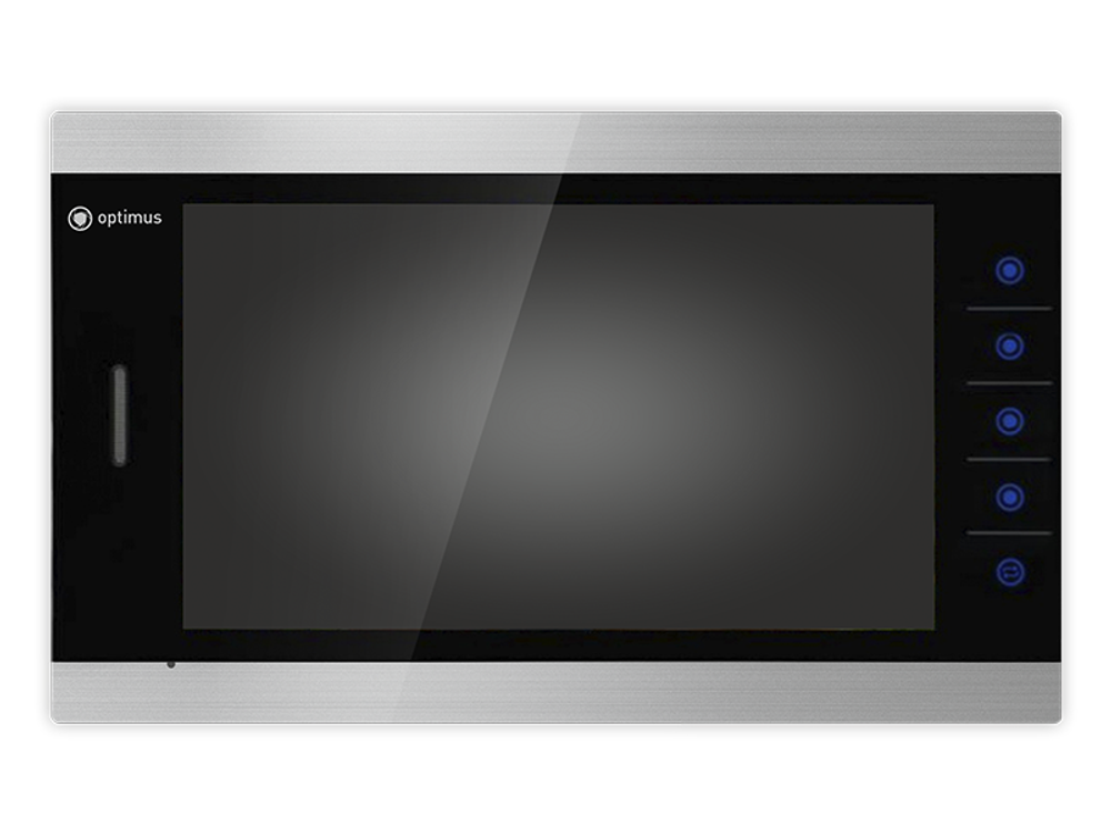 Видеодомофон Optimus VMH-10.1 (серебро+черный)