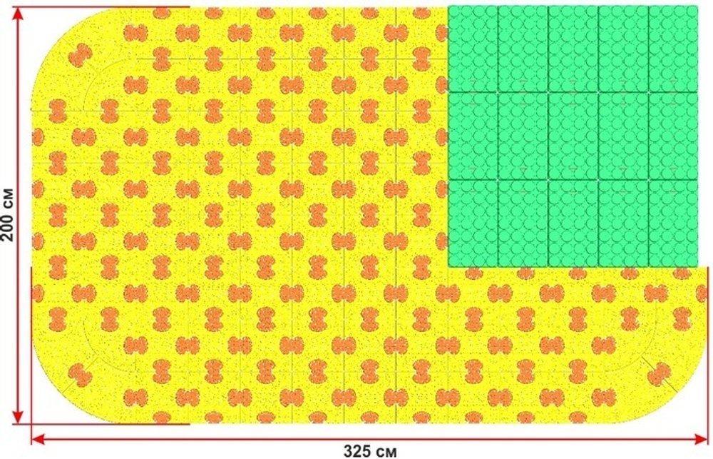 Puzzle + GigaBloks Playground для детских домиков LKids