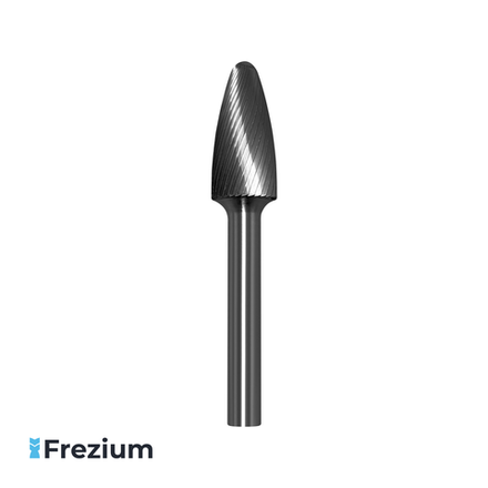 Борфреза по металлу "Pferd" (12x6x25x65; RBF 1225 6 Z5)