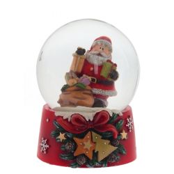 GAEM Фигурка декор в стекл шаре "Дед Мороз ", D6,5 см, L6,5 W6,5 H8 см, 2в.