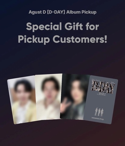 Lucky draw - Agust D / SUGA / D-DAY IN SEOUL