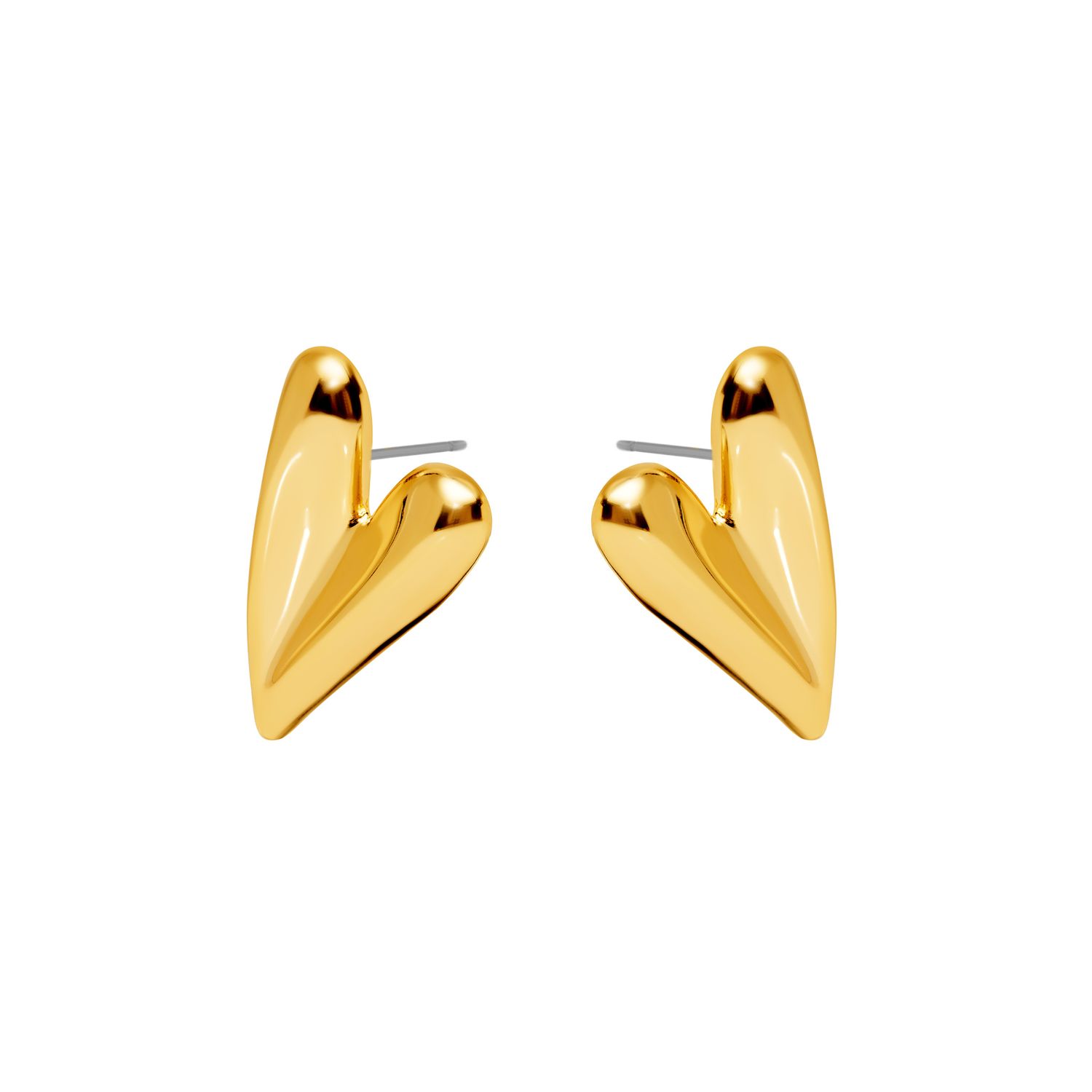 Серьги Subtle Heart Earrings – Gold