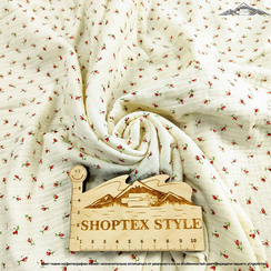 Муслин двухслойный принт №20 | ш.135 см | 120 г/м² | хлопок-100%