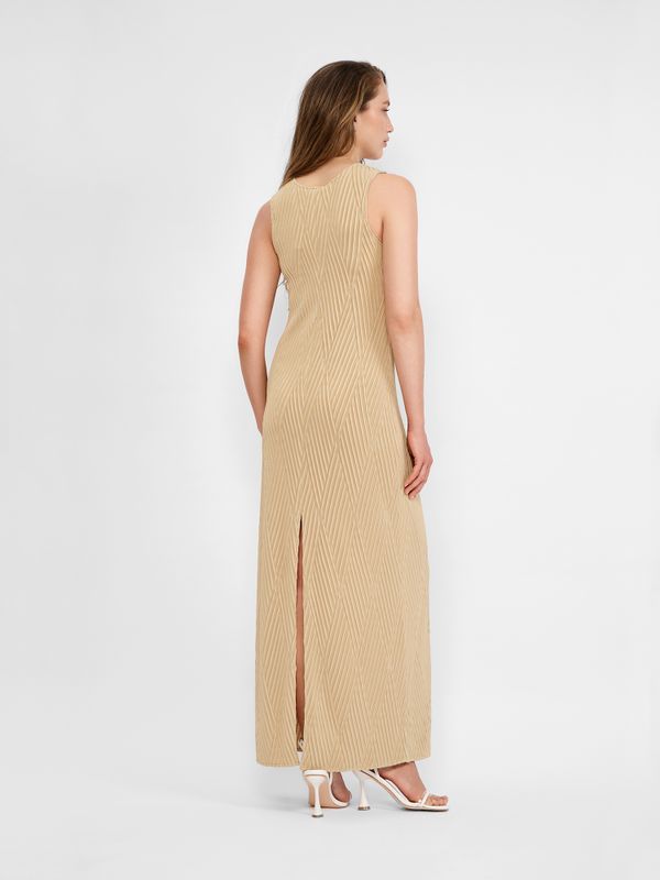 ПЛАТЬЕ MAXI БРОНЗОВОГО ЦВЕТА