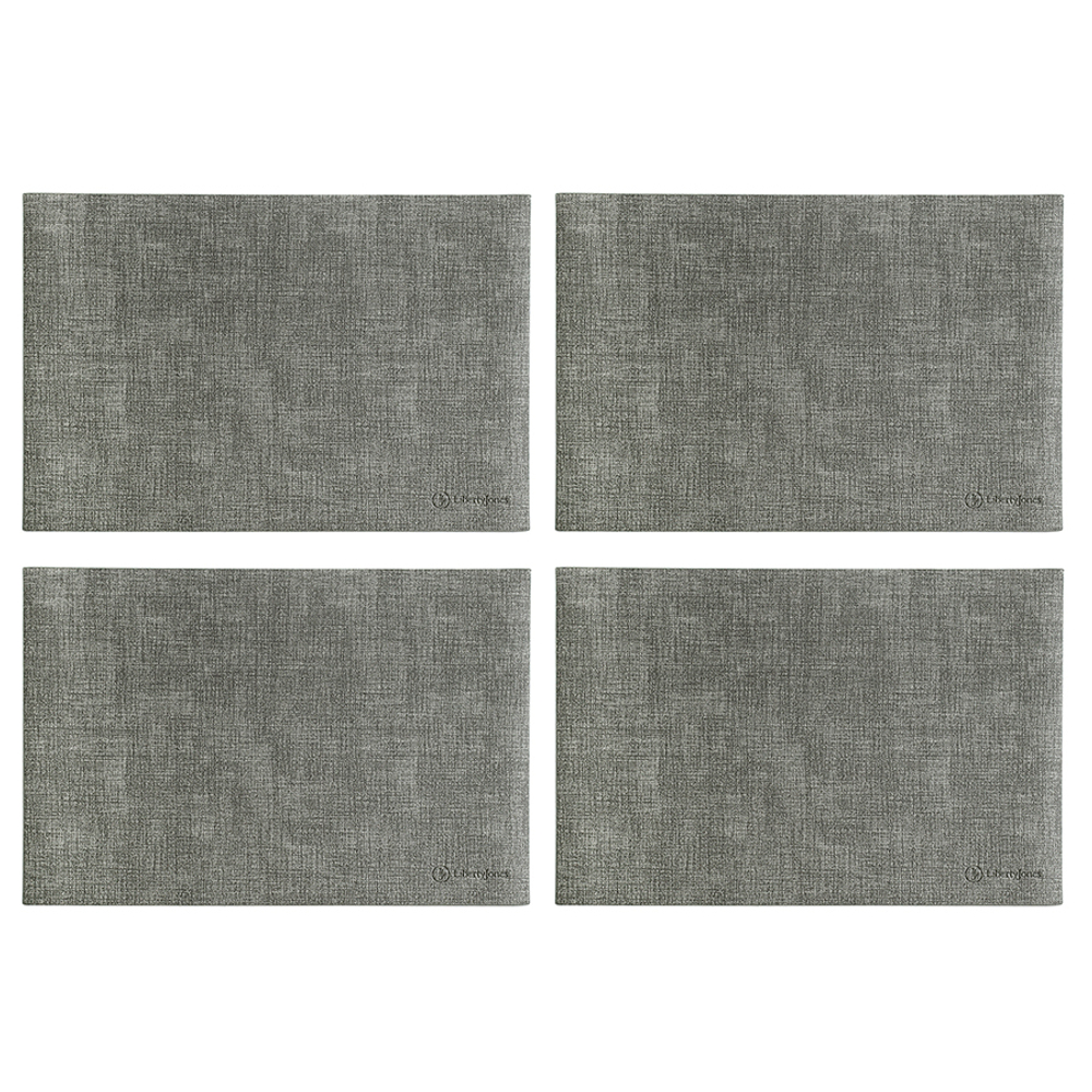 Набор из 4-х сервировочных салфеток leanera, 30х45 см, серые