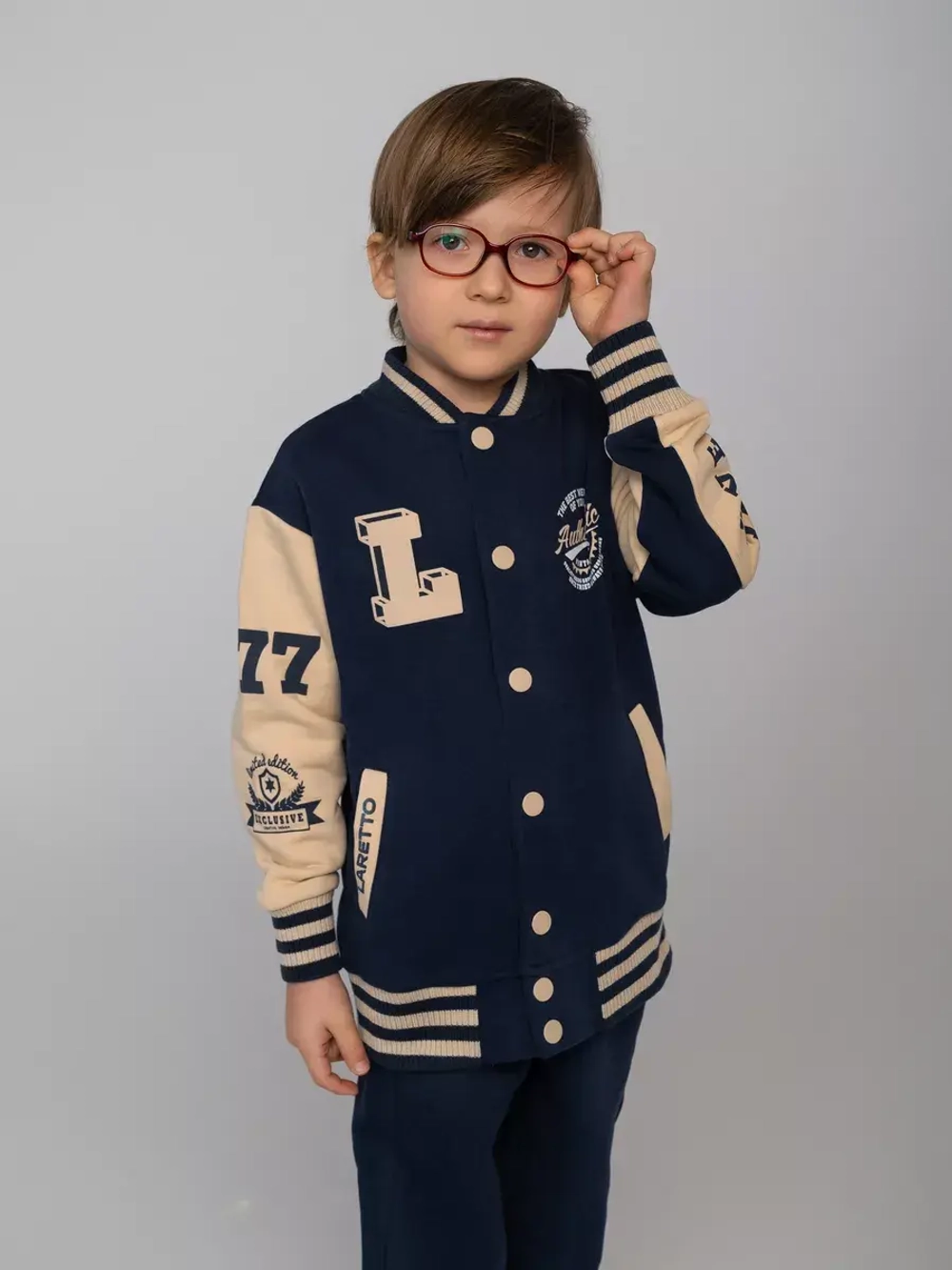 Костюм детский спортивный в школу, бомбер и брюки