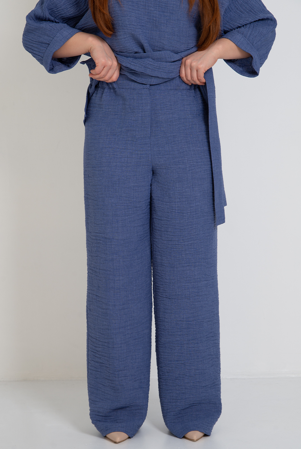 Брюки женские 3393ВЕБ, джинс #527Дж023393ВЕБ