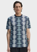 Футболка FRED PERRY Soundwave Glitch T-Shirt