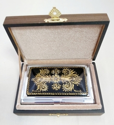 Визитница "Орнамент" №2 (роспись Палех)