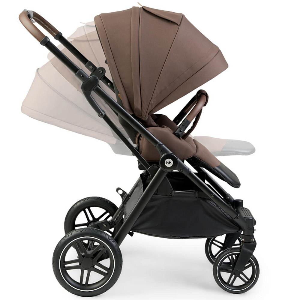 Детская прогулочная коляска Happy Baby Luna 360 dark brown