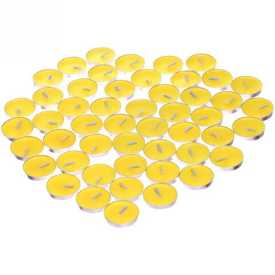 Свечи чайные в наборе 50шт «Лимонный щербет»